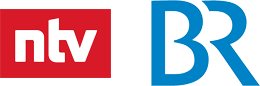 Logos der Testimonials ntv und BR Logo ntv und BR